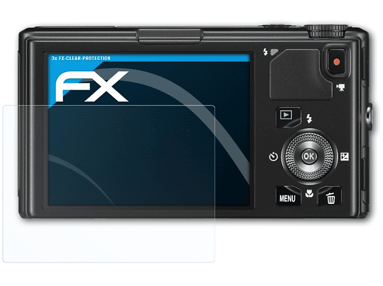 ATFOLIX 3x FX-Clear Displayschutz(für Nikon Coolpix S9500)