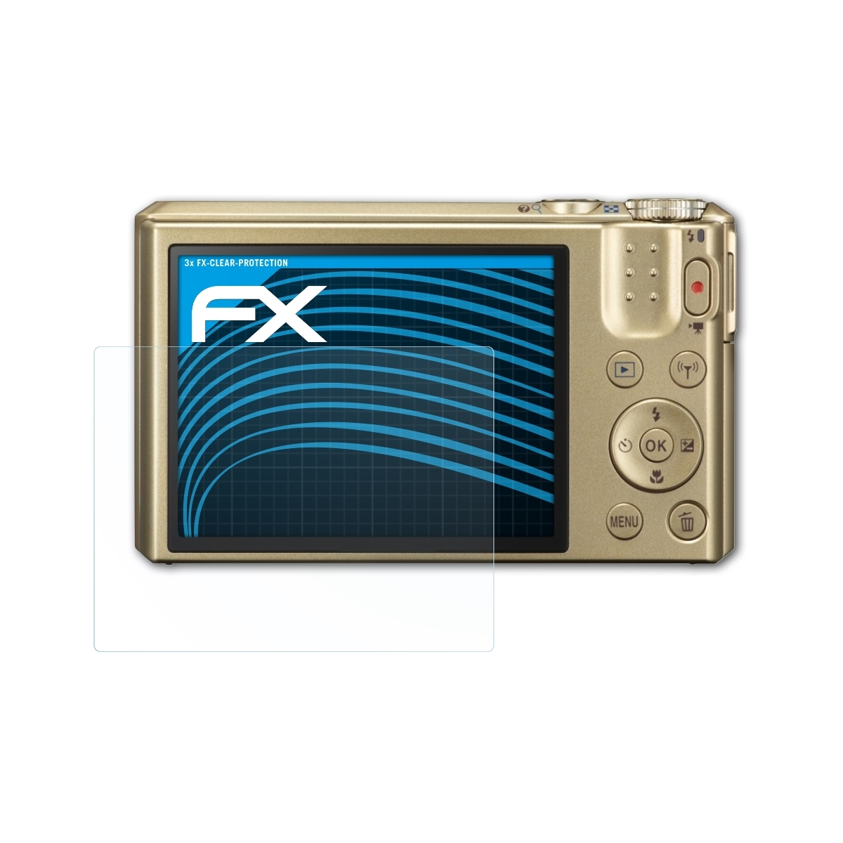 ATFOLIX 3x Displayschutz(für Nikon S7000) Coolpix FX-Clear