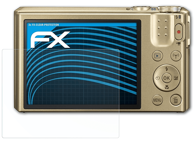 Coolpix FX-Clear S7000) Nikon Displayschutz(für 3x ATFOLIX