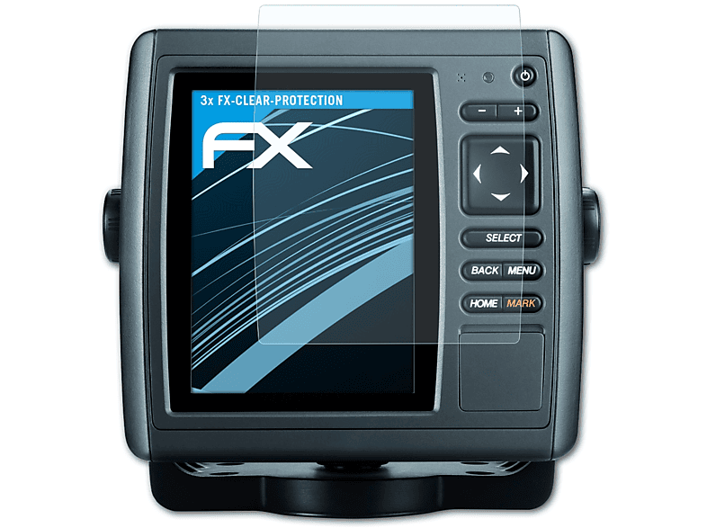 ATFOLIX Displayschutz(für Garmin 3x 50s/50dv) FX-Clear echoMAP