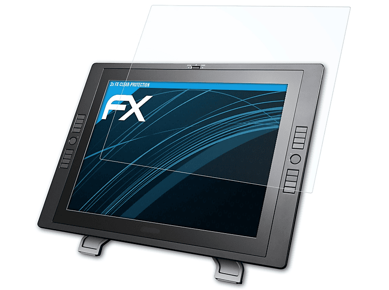 ATFOLIX 2x FX-Clear Displayschutz(für Wacom CINTIQ 21UX (2 Generation))