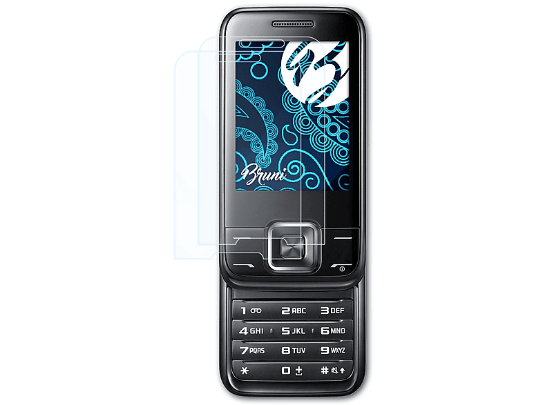 BRUNI 2x Basics-Clear Schutzfolie(für Samsung E2600)