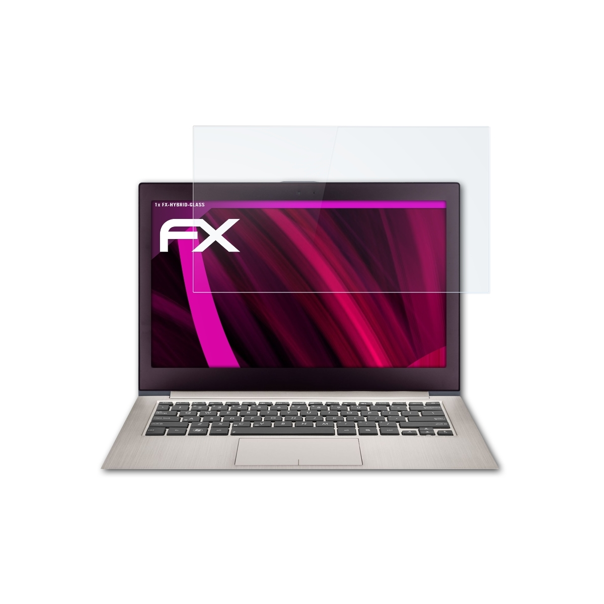ATFOLIX UX31A) FX-Hybrid-Glass ZenBook Schutzglas(für Asus