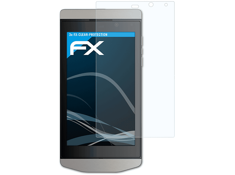 Blackberry 3x Displayschutz(für FX-Clear P9982) ATFOLIX