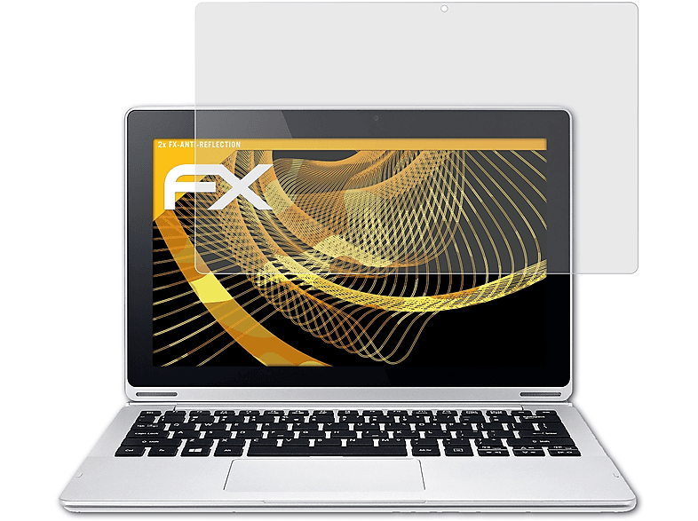 ATFOLIX 2x FX-Antireflex Displayschutz(für Acer Aspire Switch 11) | Tabletschutzfolien