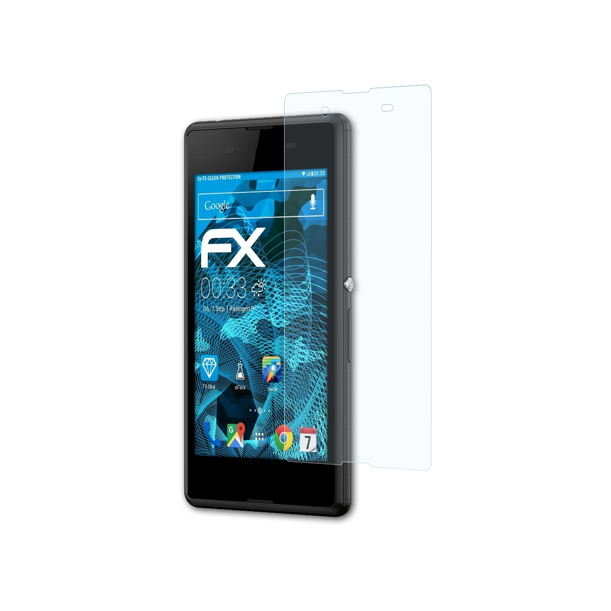 FX-Clear 3x E3) ATFOLIX Sony Xperia Displayschutz(für