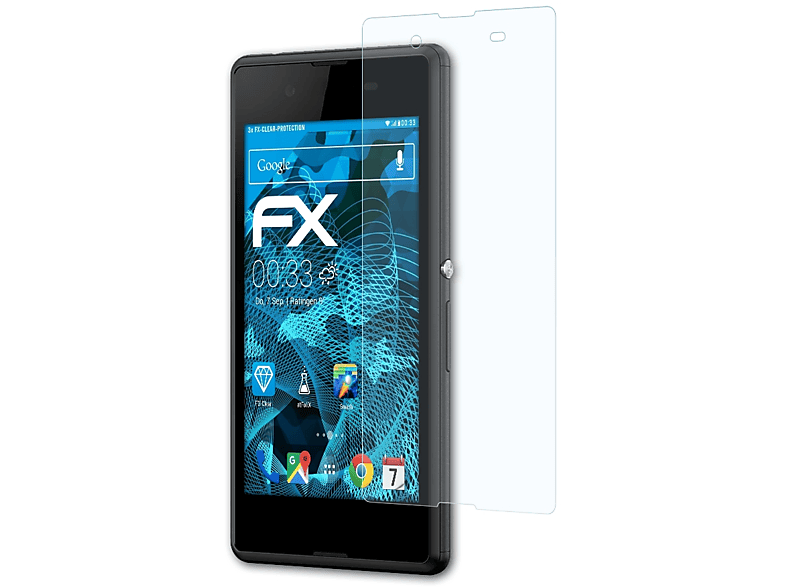 Displayschutz(für E3) Sony ATFOLIX Xperia FX-Clear 3x