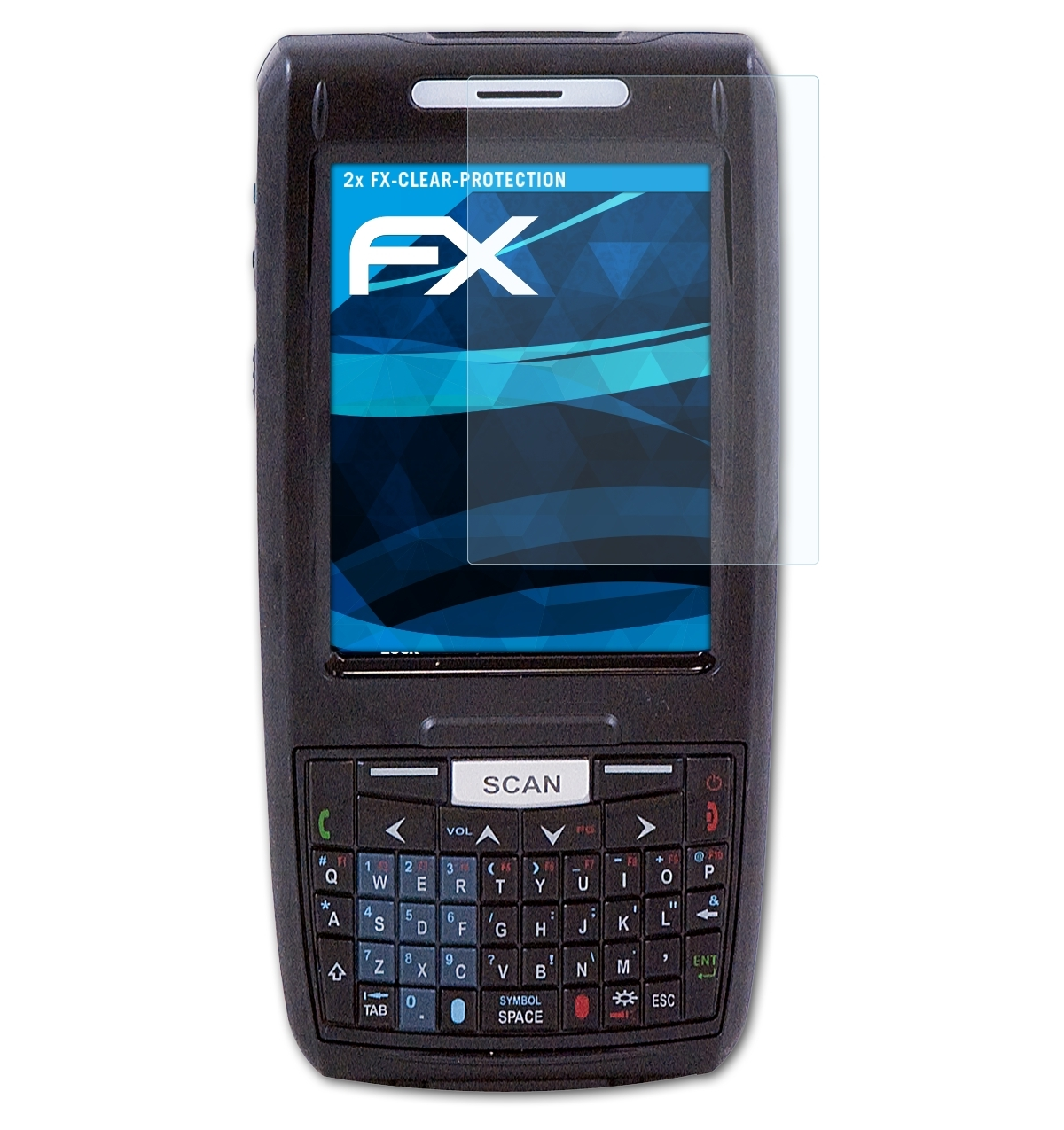 ATFOLIX 2x FX-Clear Displayschutz(für Honeywell Dolphin 7800)