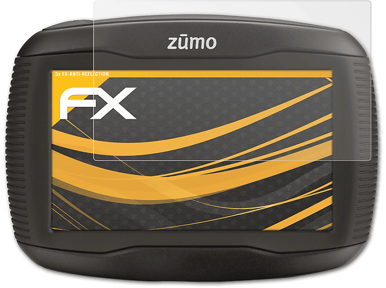 ATFOLIX 3x FX-Antireflex Displayschutz(für Zumo 350LM) Garmin