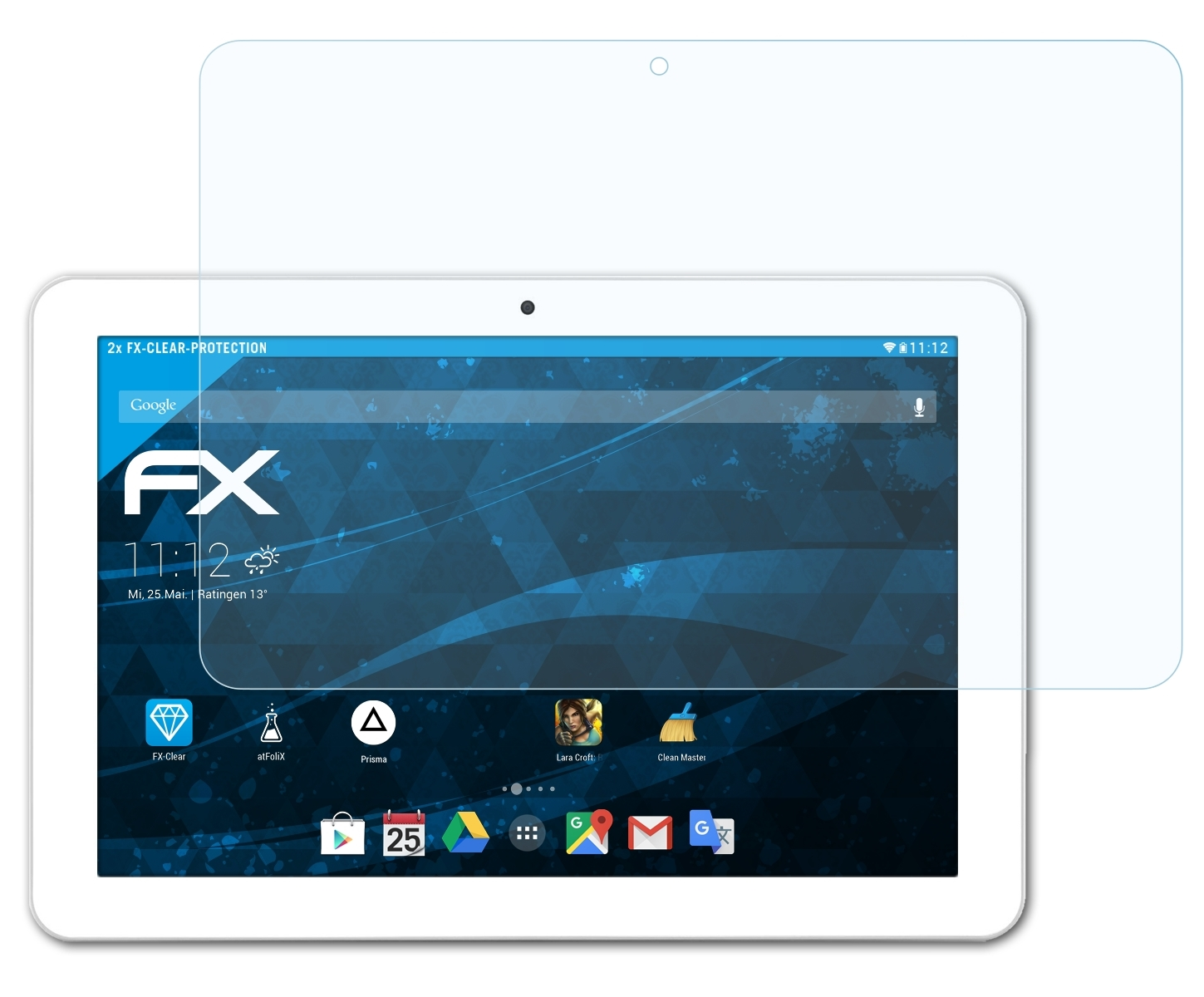 Acer Displayschutz(für FX-Clear Tab 10 Iconia ATFOLIX 2x (A3-A20))