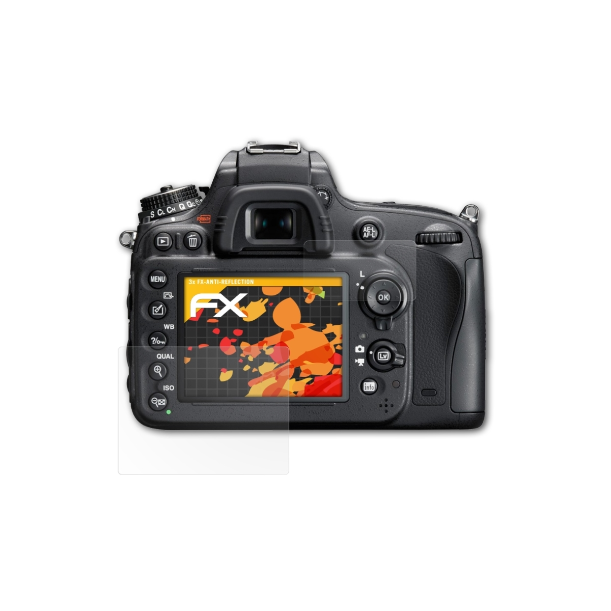 ATFOLIX Nikon FX-Antireflex D610) Displayschutz(für 3x