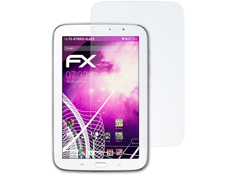 ATFOLIX FX-Hybrid-Glass Schutzglas(für (GT-N5110)) 8.0 Note Galaxy Samsung