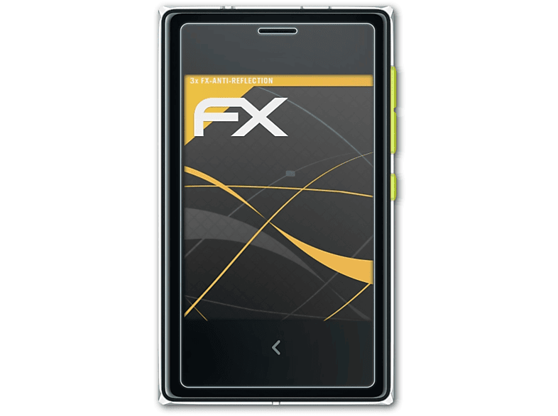 ATFOLIX 3x FX-Antireflex Displayschutz(für Nokia Asha 503)