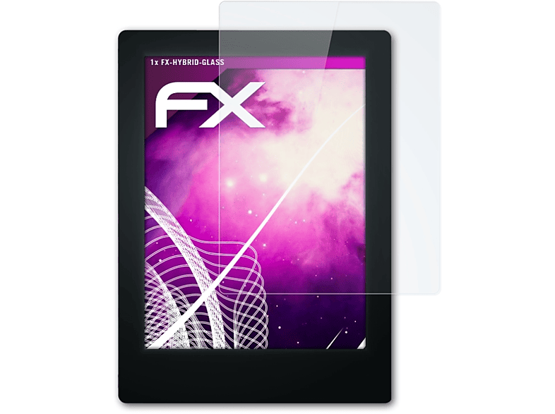 [Im Angebot zum niedrigsten Online-Preis] ATFOLIX FX-Hybrid-Glass Schutzglas(für Kobo Aura)