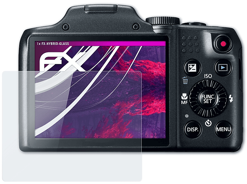 SX170 IS) Canon PowerShot FX-Hybrid-Glass Schutzglas(für ATFOLIX