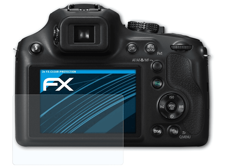 Lumix Panasonic ATFOLIX FX-Clear Displayschutz(für 3x DMC-FZ72)