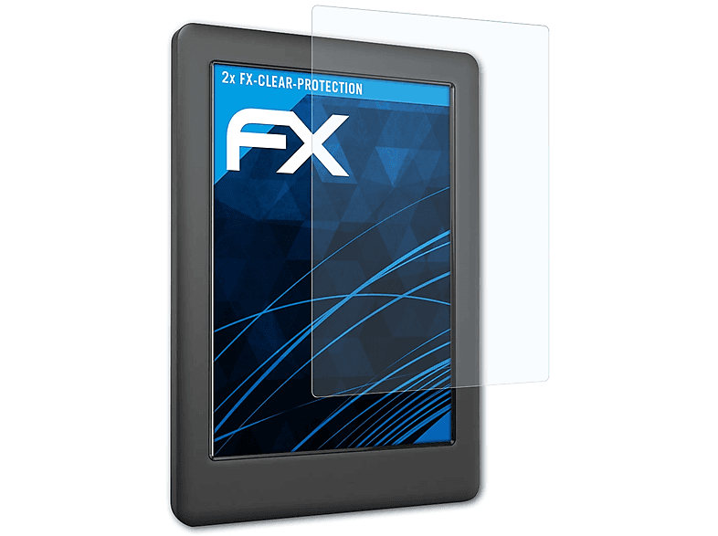 ATFOLIX 2x FX-Clear Displayschutz(für Kobo Touch 2.0)