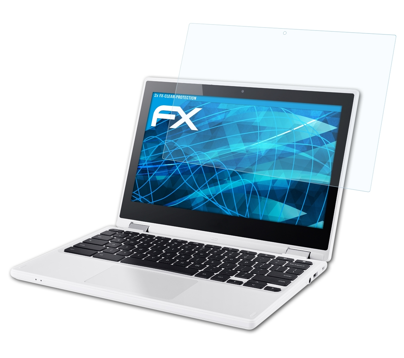 ATFOLIX 2x FX-Clear Displayschutz(für Google R11 (Acer)) Chromebook