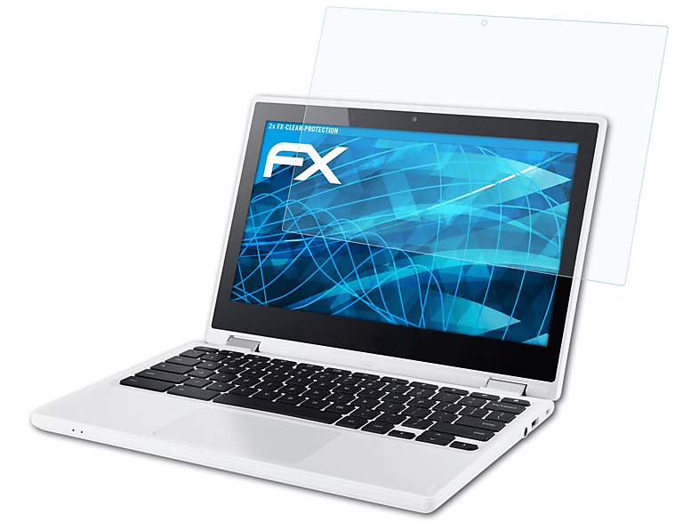 ATFOLIX 2x FX-Clear Displayschutz(für Google Chromebook R11 (Acer))