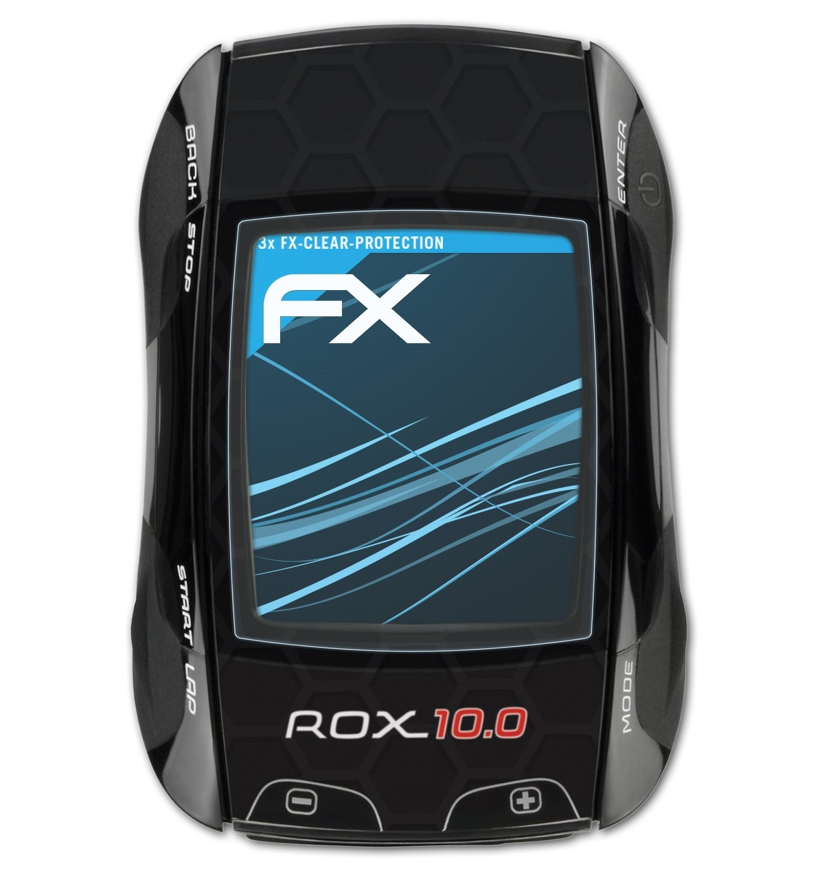Sigma FX-Clear GPS) ATFOLIX Displayschutz(für Rox 10.0 3x