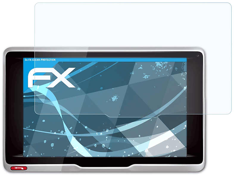 ATFOLIX 3x FX-Clear Displayschutz(für Becker Active.5S / SL)