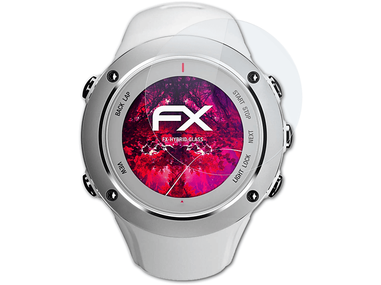 ATFOLIX FX-Hybrid-Glass Schutzglas(für Suunto Ambit HR) 2S