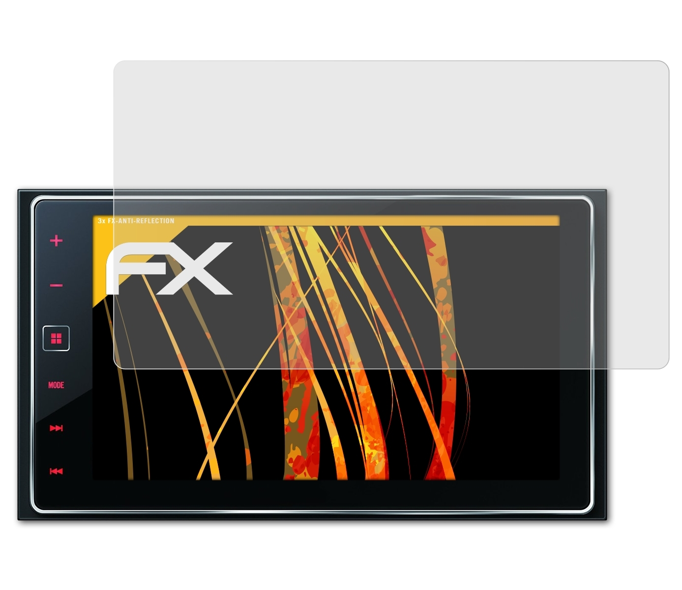 3x Displayschutz(für Pioneer FX-Antireflex SPH-DA120) ATFOLIX