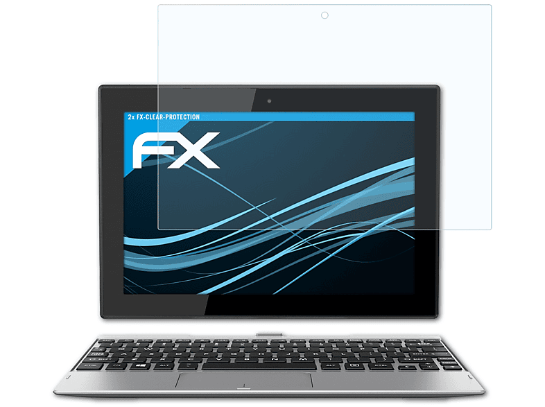 2x Click 10) Satellite ATFOLIX FX-Clear Displayschutz(für Toshiba