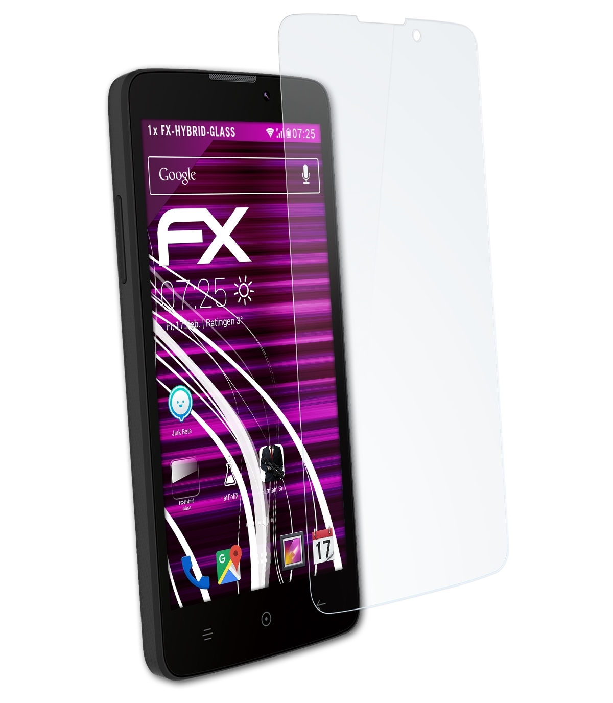 ATFOLIX FX-Hybrid-Glass Schutzglas(für Haier L52)
