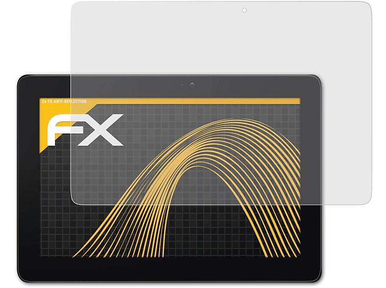 ATFOLIX 2x FX-Antireflex Displayschutz(für Asus Book T200TA) Transformer