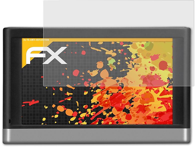 ATFOLIX 3x FX-Antireflex Displayschutz(für Garmin nüvi 2568 LMT-D)