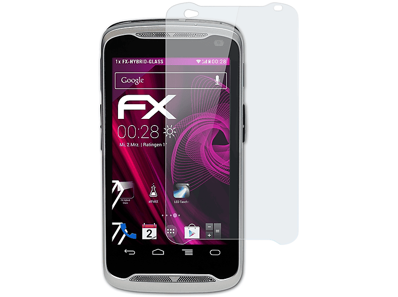 Schutzglas(für ATFOLIX TC55) FX-Hybrid-Glass Motorola