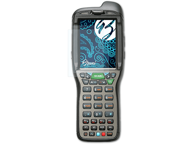 99EXhc) Dolphin 2x Honeywell Basics-Clear Schutzfolie(für BRUNI