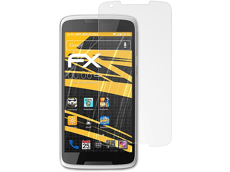 ATFOLIX 3x FX-Antireflex Displayschutz(für HTC Desire 828)