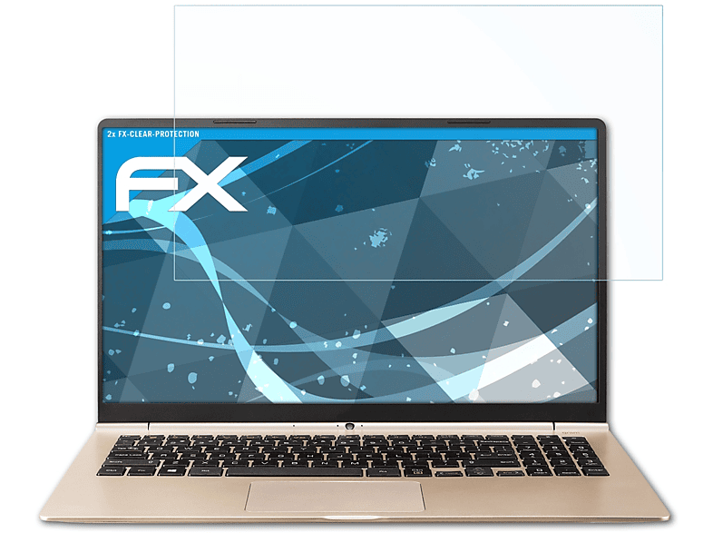 ATFOLIX 2x FX-Clear Displayschutz(für LG Gram 15 (15Z960))