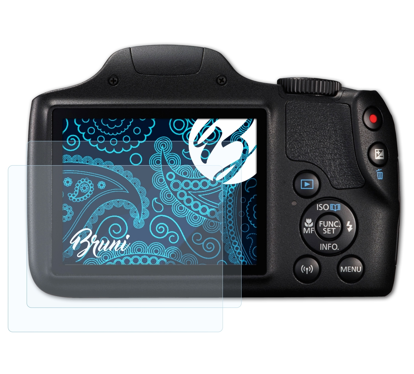 BRUNI 2x Schutzfolie(für HS) SX540 PowerShot Canon Basics-Clear