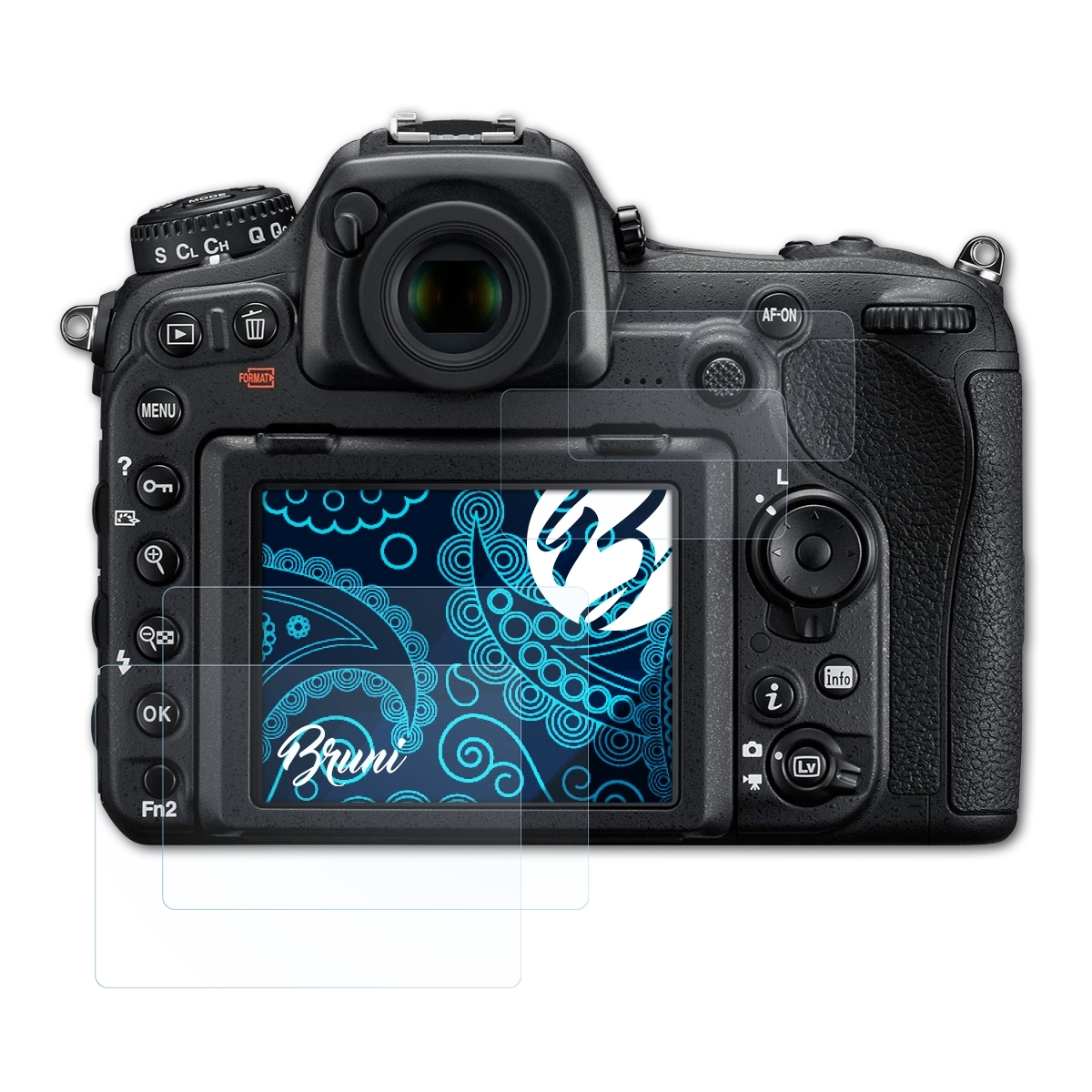 Schutzfolie(für 2x D500) Basics-Clear BRUNI Nikon