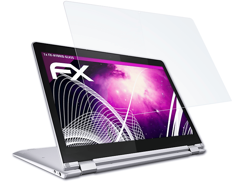 ATFOLIX FX-Hybrid-Glass Schutzglas(für Lenovo Yoga 710 (14 inch))