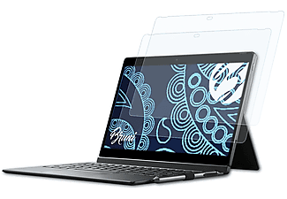 BRUNI 2x Basics-Clear Schutzfolie(für Dell Latitude 12 7000)