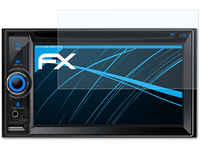 ATFOLIX 2x FX-Clear Displayschutz(für Clarion / NX504E NX505E)