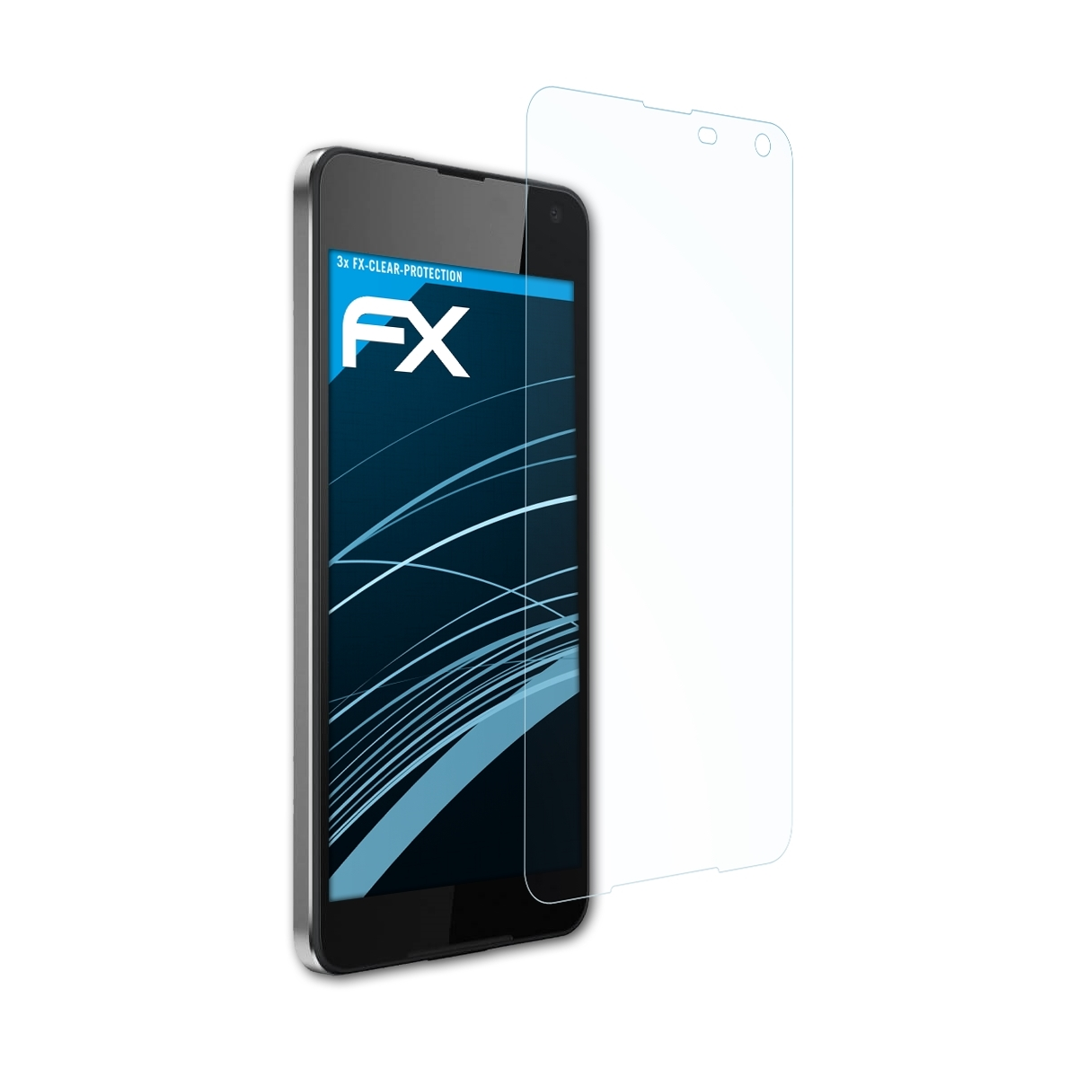 FX-Clear Microsoft Displayschutz(für 650) Lumia 3x ATFOLIX