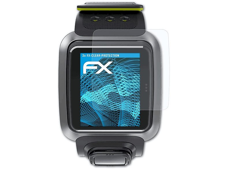 ATFOLIX FX-Clear Displayschutz(für 3x Golfer) TomTom