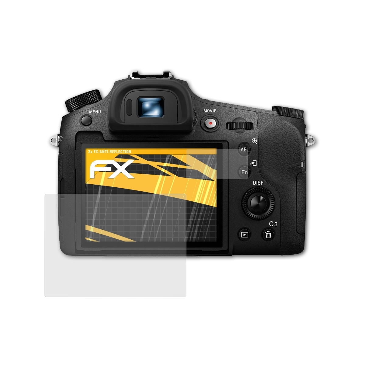 3x Displayschutz(für III) FX-Antireflex ATFOLIX DSC-RX10 Sony