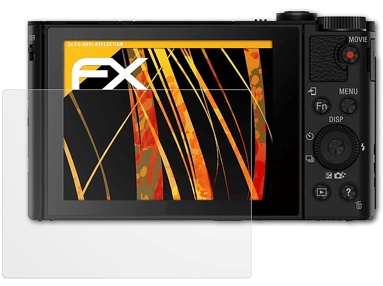 Sony Displayschutz(für DSC-HX80) ATFOLIX 3x FX-Antireflex