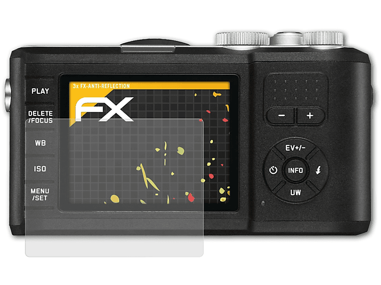 ATFOLIX 3x FX-Antireflex Displayschutz(für Leica 113)) (Typ X-U