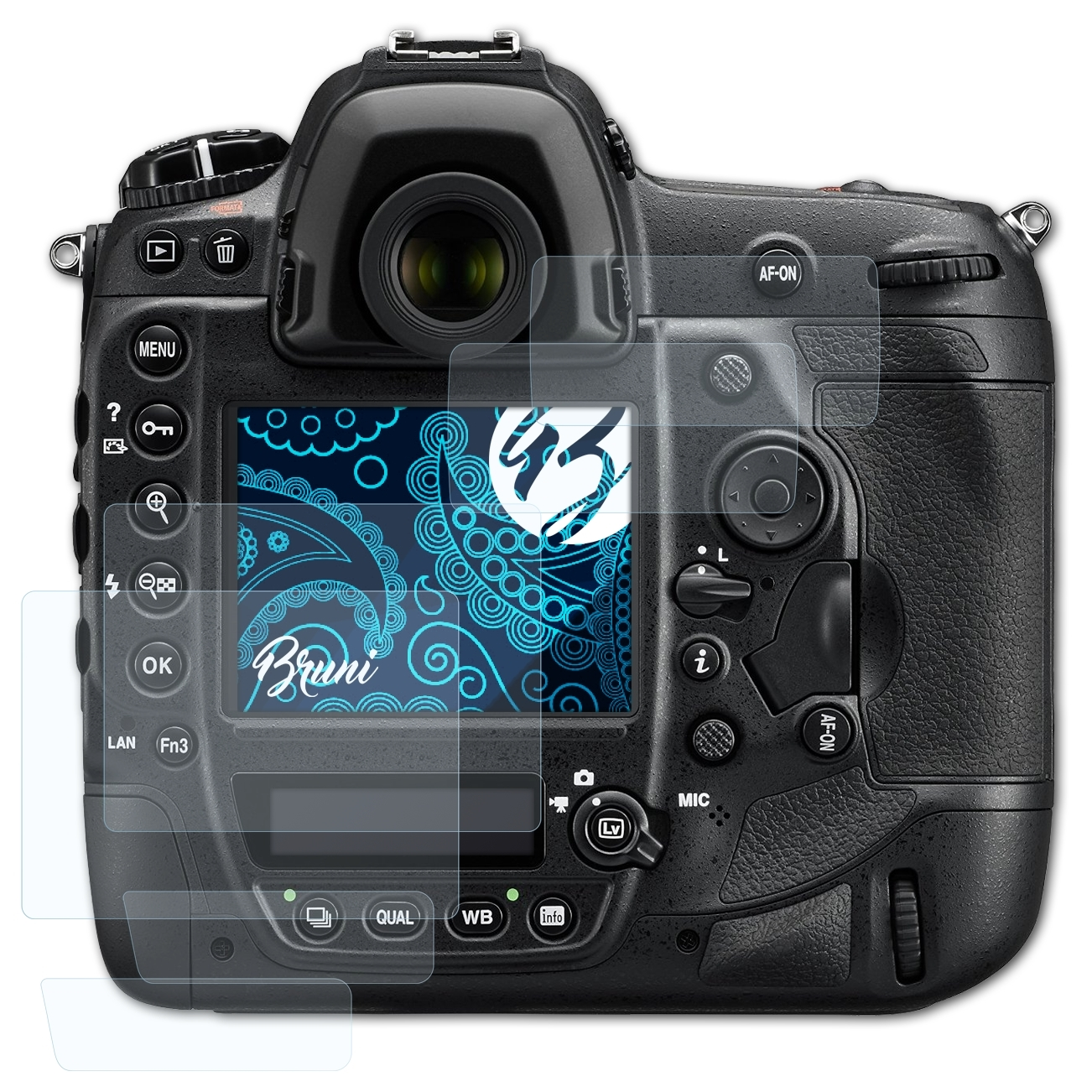 Nikon 2x Basics-Clear Schutzfolie(für BRUNI D5)