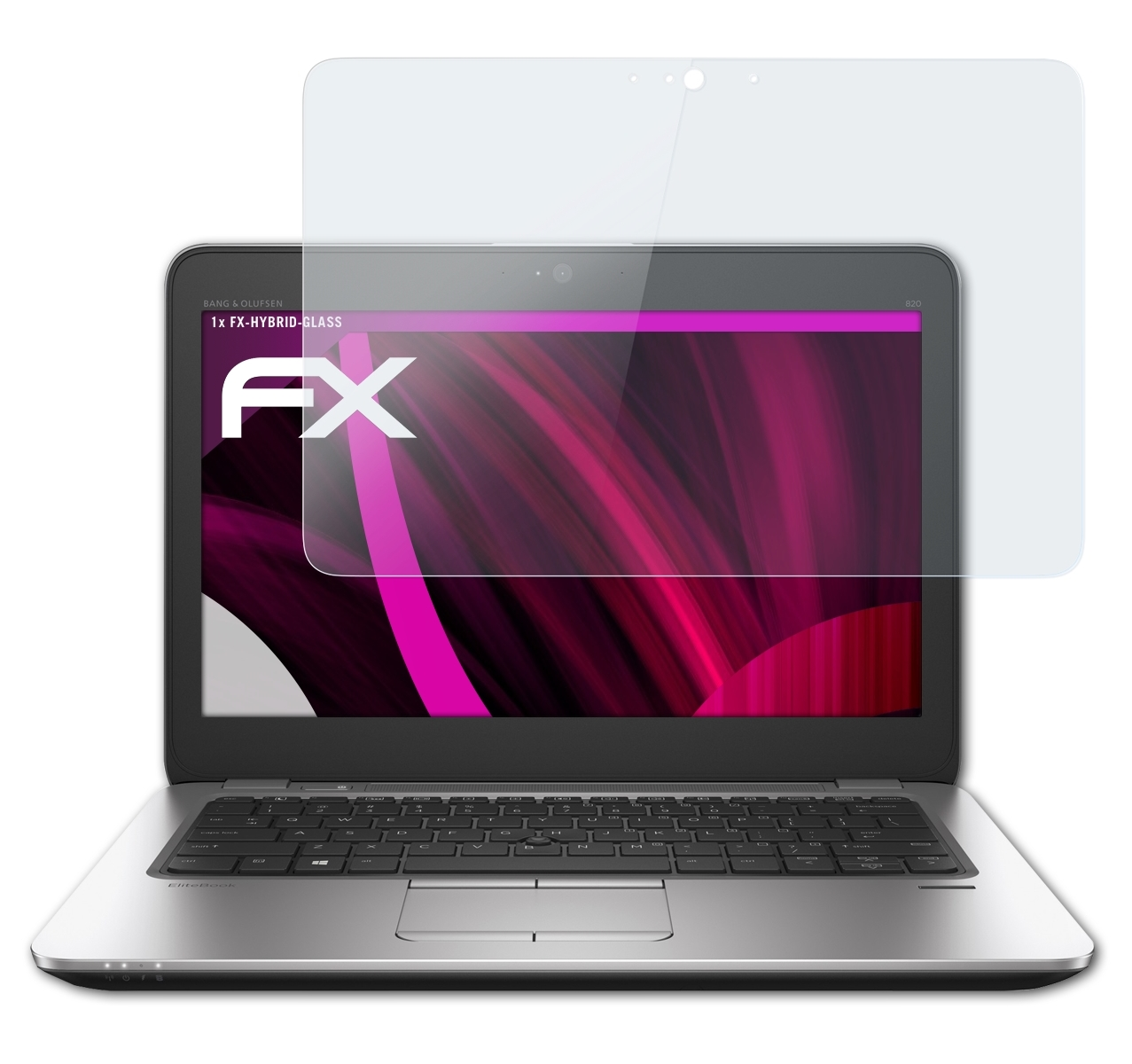 ATFOLIX FX-Hybrid-Glass Schutzglas(für HP EliteBook 820 G3)