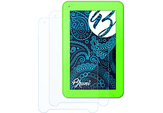 BRUNI 2x Basics-Clear Schutzfolie(für Medion Junior Tab S7331)