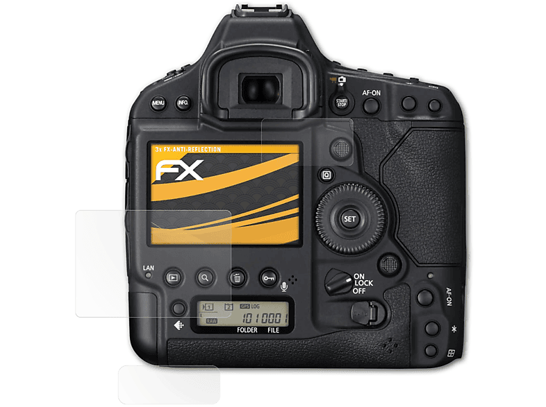 ATFOLIX 3x FX-Antireflex Displayschutz(für Canon EOS 1D X Mark II)