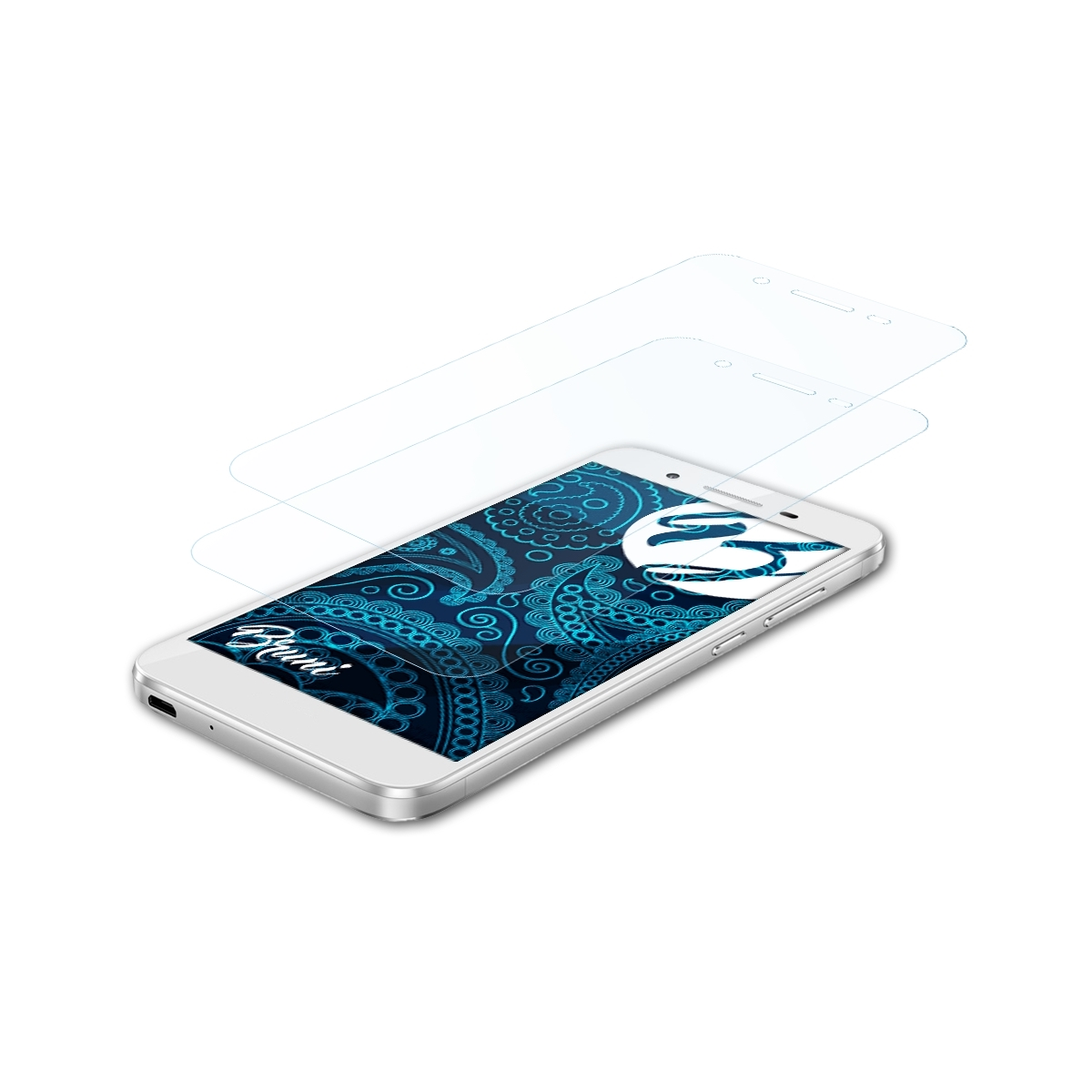 Schutzfolie(für BRUNI GR3) 2x Huawei Basics-Clear